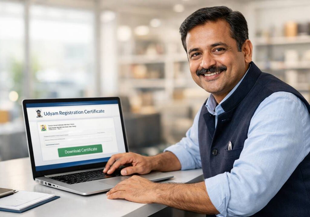 how to download udyam aadhar certificate