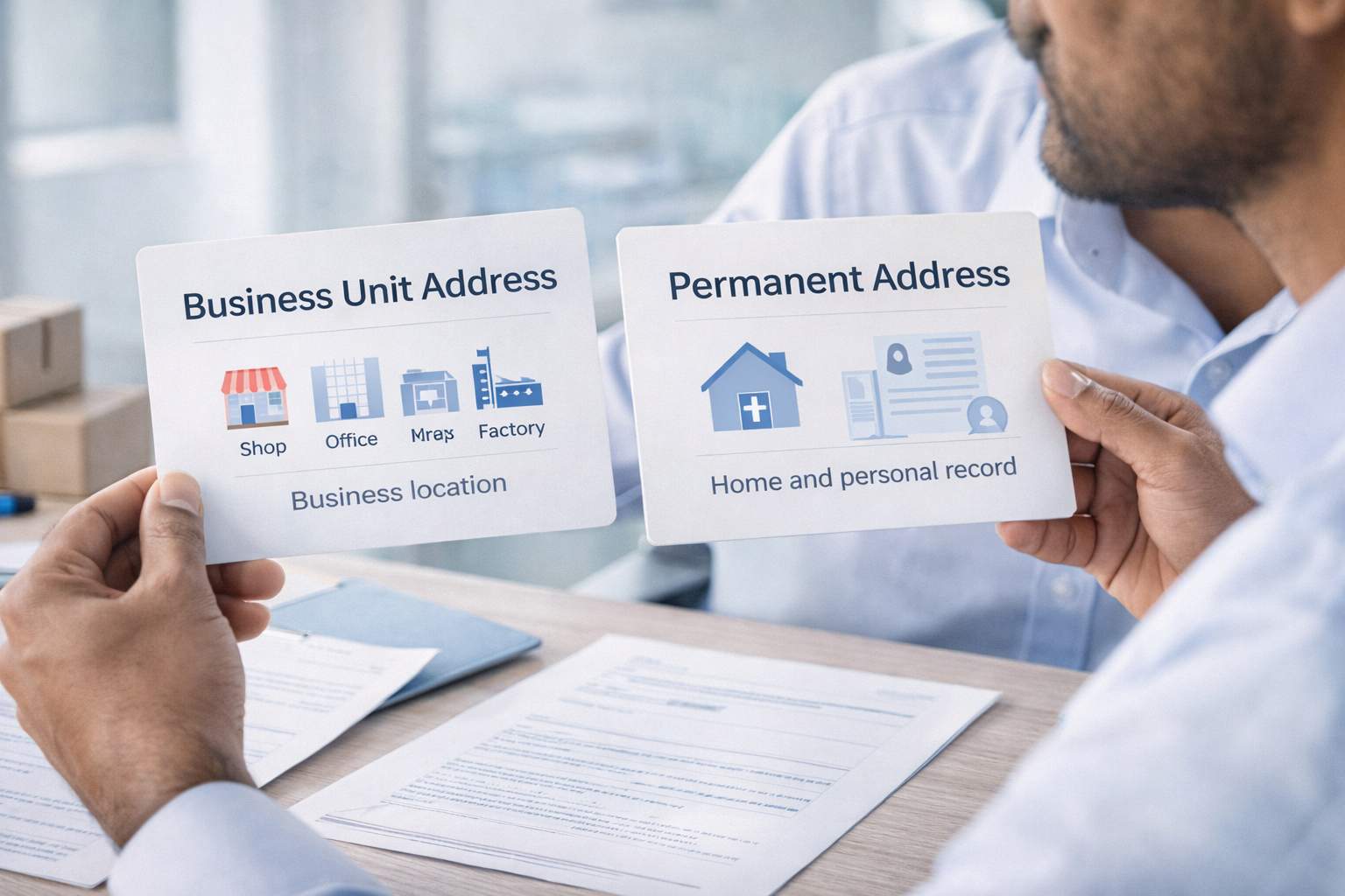 Udyam unit address vs permanent address explained 
